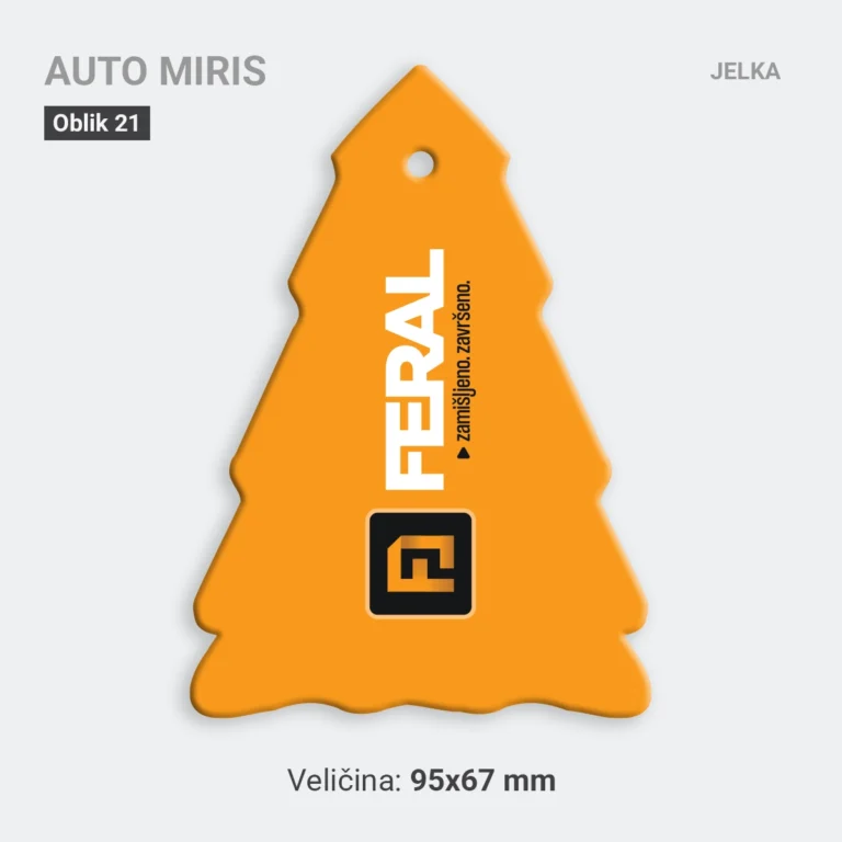 Auto miris jelka narandzasti 21
